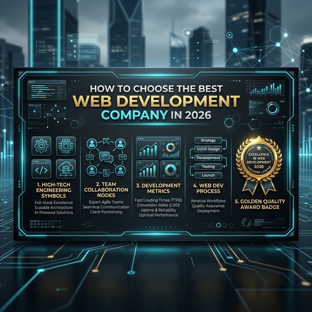 How to Choose the Best Web Development Company in 2026: ROI, Tech Stack & Agency Criteria
