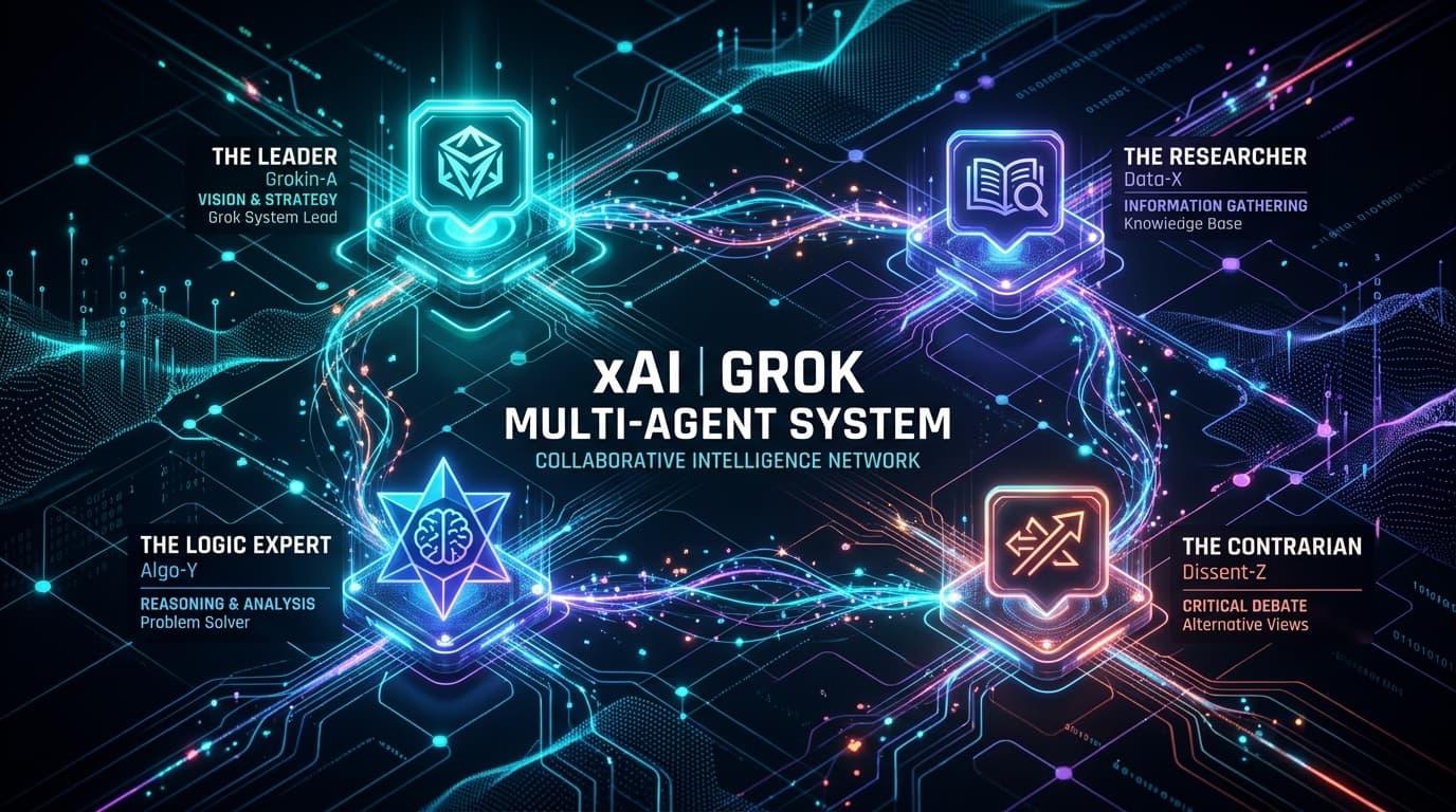 Inside xAI's New Grok Multi-Agent Architecture: How 4 (and 16) AI Agents Collaborate, Debate, and Verify