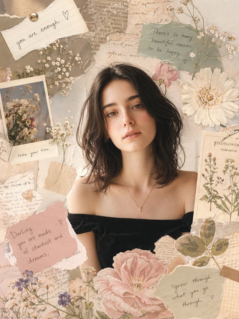 Soft Scrapbook Collage