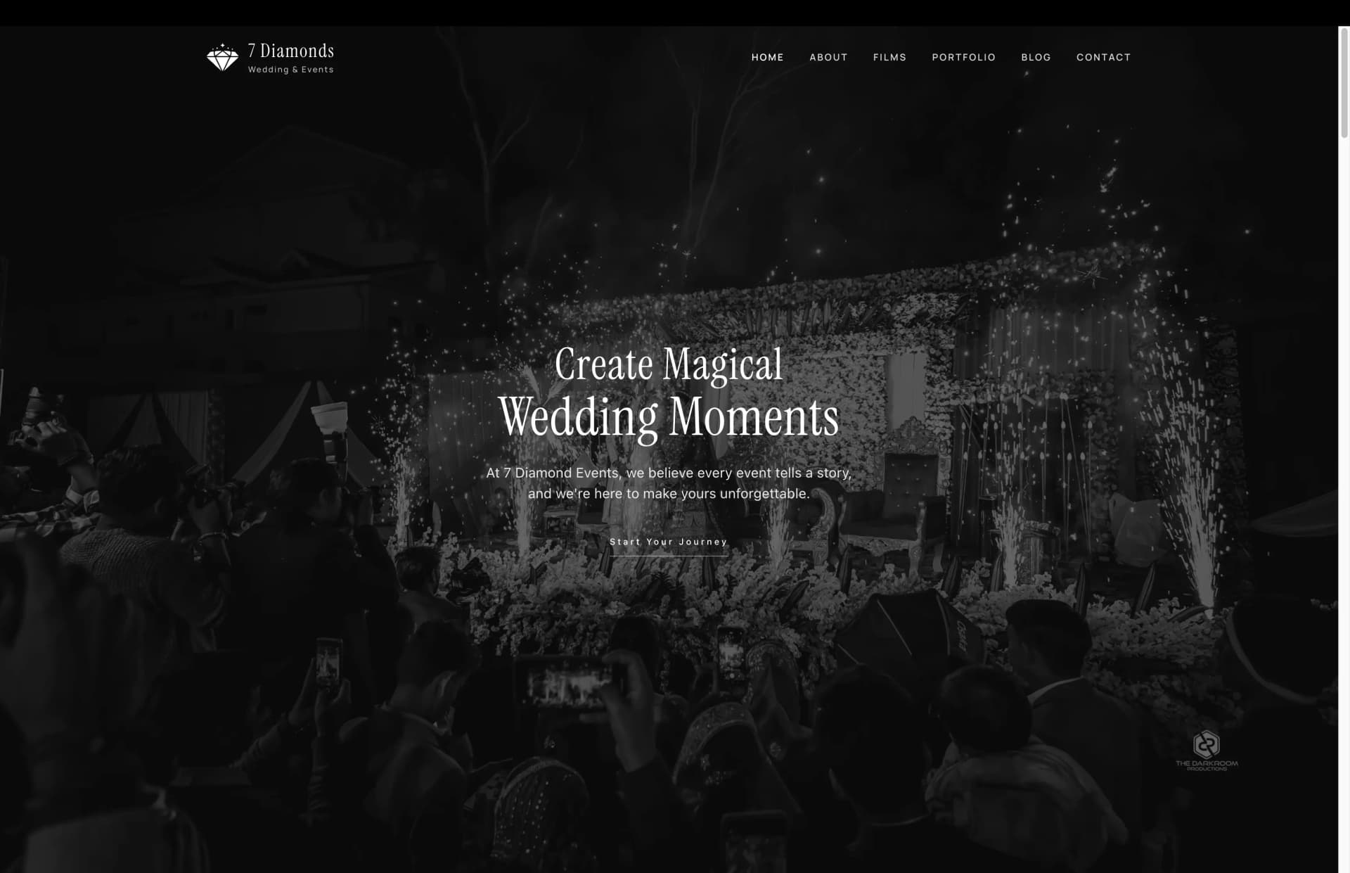 7 Diamonds website preview built by Brandomize in Hisar