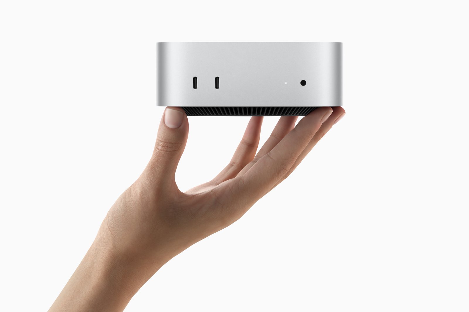 Official Apple Mac mini on Desktop Workspace