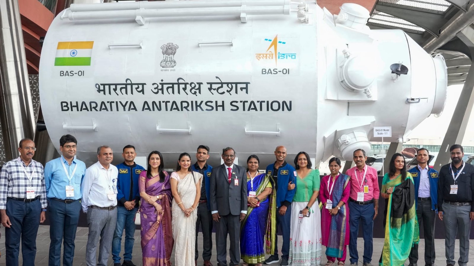 ISRO Unveiled Model of Bharatiya Antariksha Station
