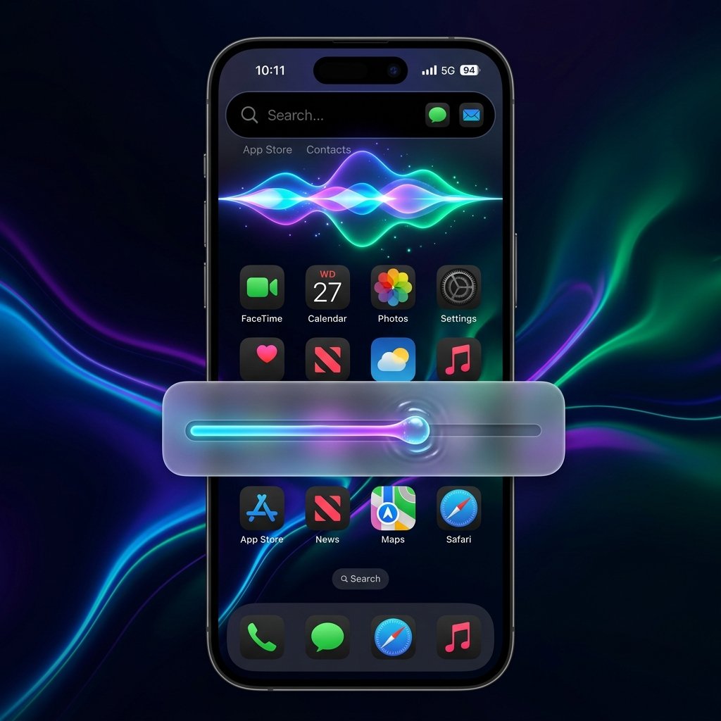 Apple iOS 27 Sneak Peek: The Liquid Glass Slider and the Reimagined Dynamic Island Siri